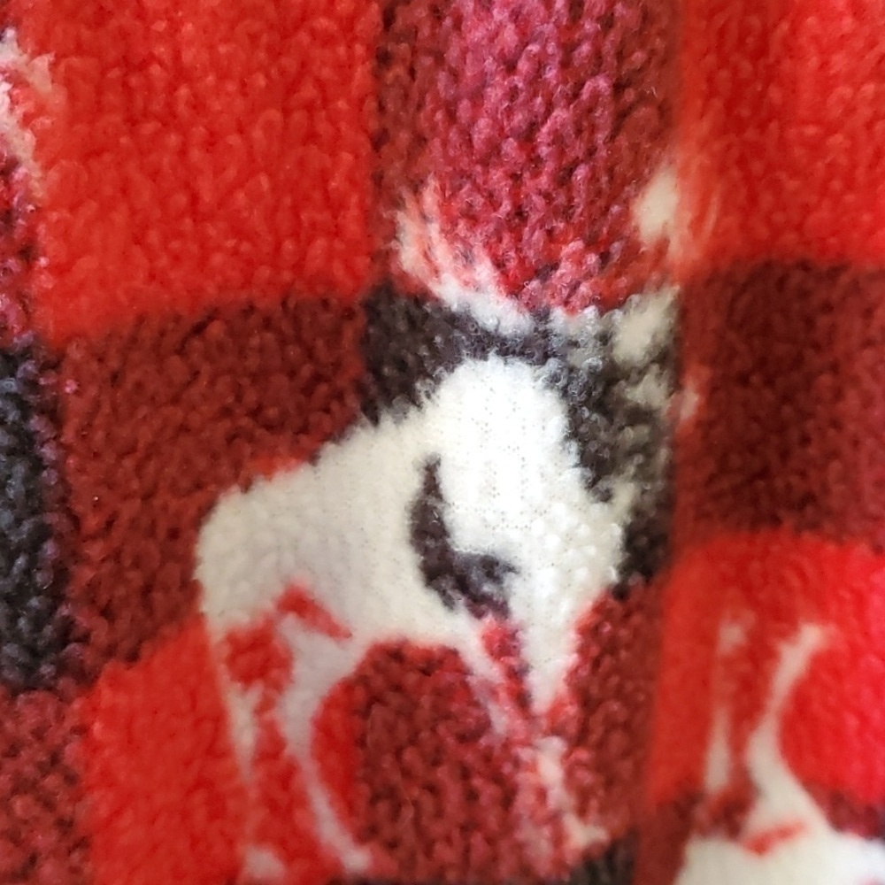 Open Trails Buffalo check fleece pants with moose Size XS men's - Picture 3 of 11